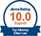 Avvo Rating 10.0 Superb Top Attorney Elder Law